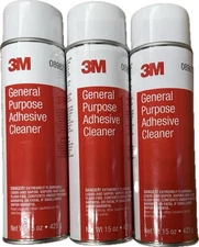 (3 Pack) 3M 08987 General Purpose Adhesive Cleaner, 15 oz net wt