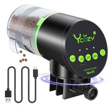 Mangiatoia Automatica Acquario Distributore Automatico di Cibo Ricaricabile