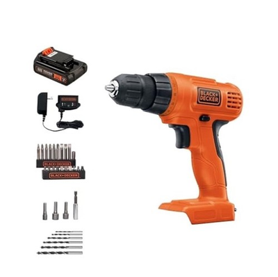 #ad BLACKDECKER 20V Max Powereconnect Cordless Drill Driver 30 Pc Kit Free Ship $44.00