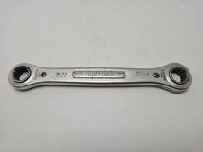 Craftsman First Design Double Box End Ratchet Wrench - Vintage 1/2 9/16