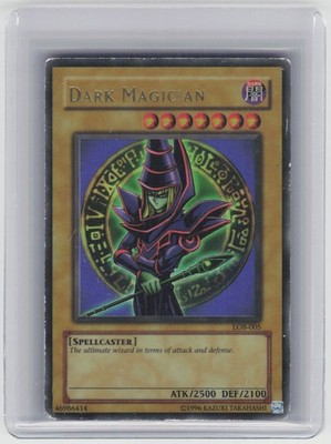 Dark Magician - LOB-005 - Yugioh TCG - Ultra Rare - Unlimited - HP