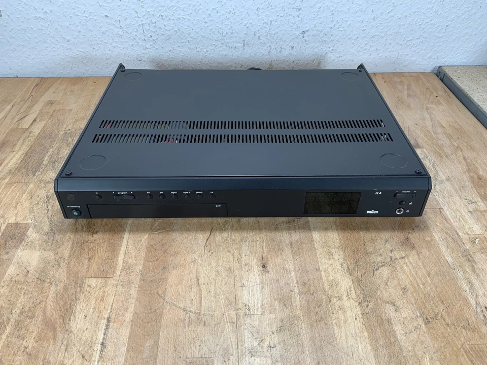 Braun Atelier R4 Receiver Verstärker Schwarz
