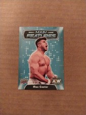 Max Caster Main Features 2022 Upper Deck AEW Card # MF-7