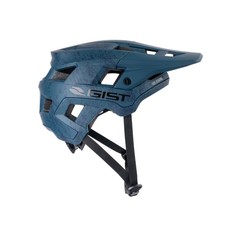 CASQUE VELO ADULTE GIST VTT SCRUB BLEU IN-MOLD TAILLE 52-56 REGLAGE MOLETTE