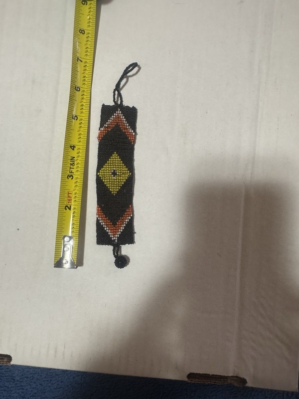 Vintage Native American Tribal Glass Beaded Bracelet