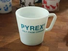 PYREX Milk Glass Mugs Only from Corning “At Home in Your Lab” Vintage Cups