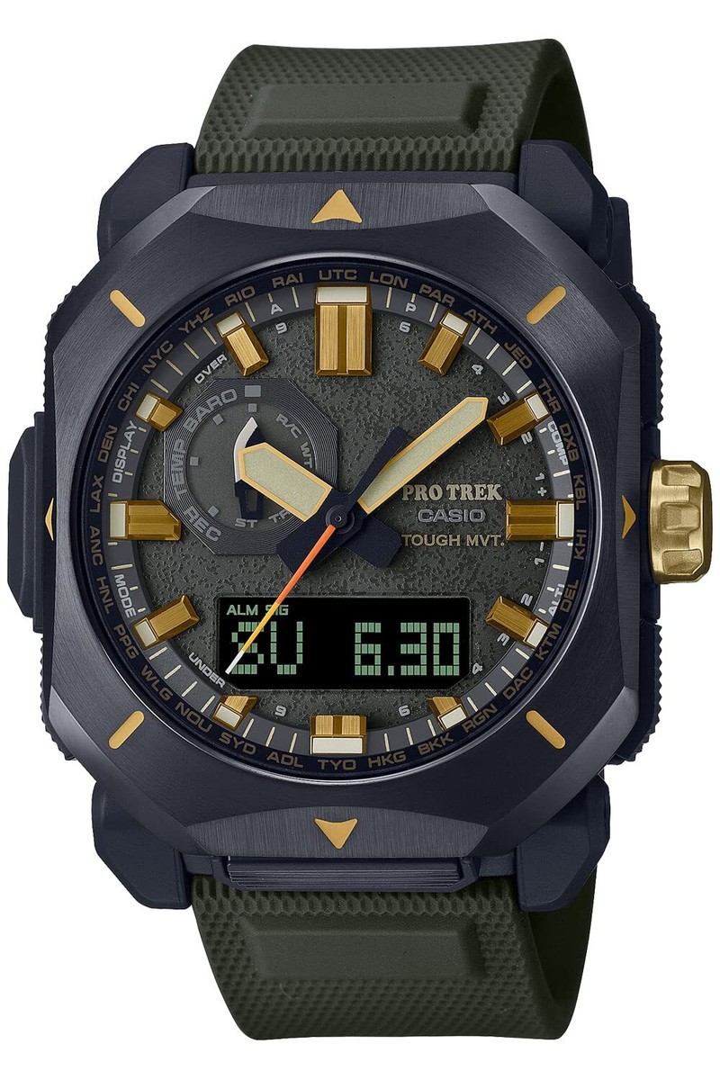 CASIO PRO TREK PRW-6900Y-3JF Solar Radio Men's Watch biomass