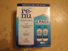 Bausch & Lomb Renu Multi Purpose Solution 12 fl oz 2 Pack + Lens Case #N9