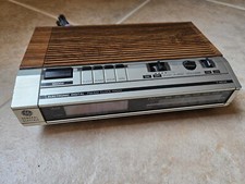 GE General Electric 7-4634B AM/FM Digital Alarm Clock Radio Woodgrain
