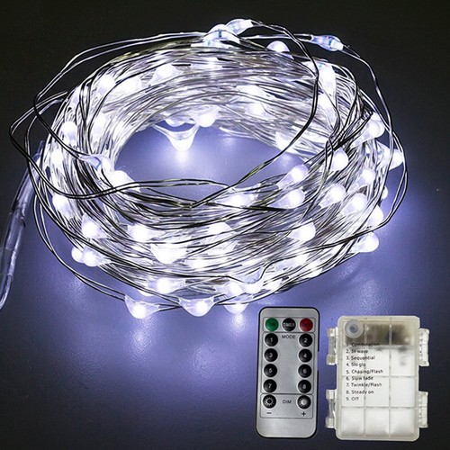 100 200 LED Solar Power Fairy Lights String Garden Outdoor Party Wedding Lamp - Picture 13 of 22