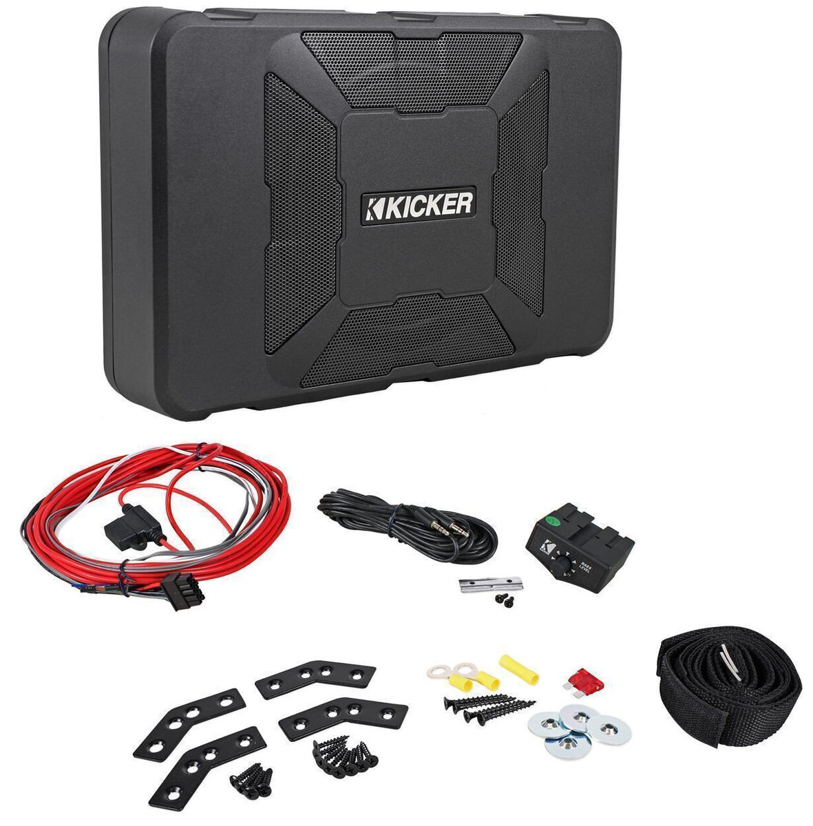 Kicker 11HS8 8” 150 Watt Hideaway Compact Car Audio Powered Kicker 11HS8 8” 150 Watt Hideaway Compact Car Audio Powered