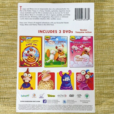 Treehouse Presents, Toopy & Binoo Vroom Vroom Zoom DVD Collection