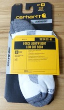 Carhartt Men's Force Lightweight Low Cut Socks 1 Pair Medium Shoe Sz 6-8.5 NEW