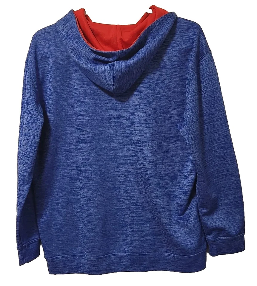JUSTICE LEAGUE Superhéroes Azul Rojo Pullover Sudadera con Capucha Niños Talla XL (16) Foto 2 de 4