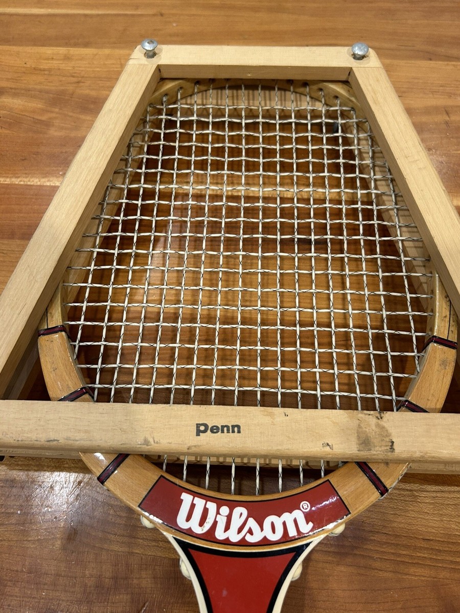 Raquette De Tennis Vintage Wilson Professional Champ - Modèle Ancien Bois