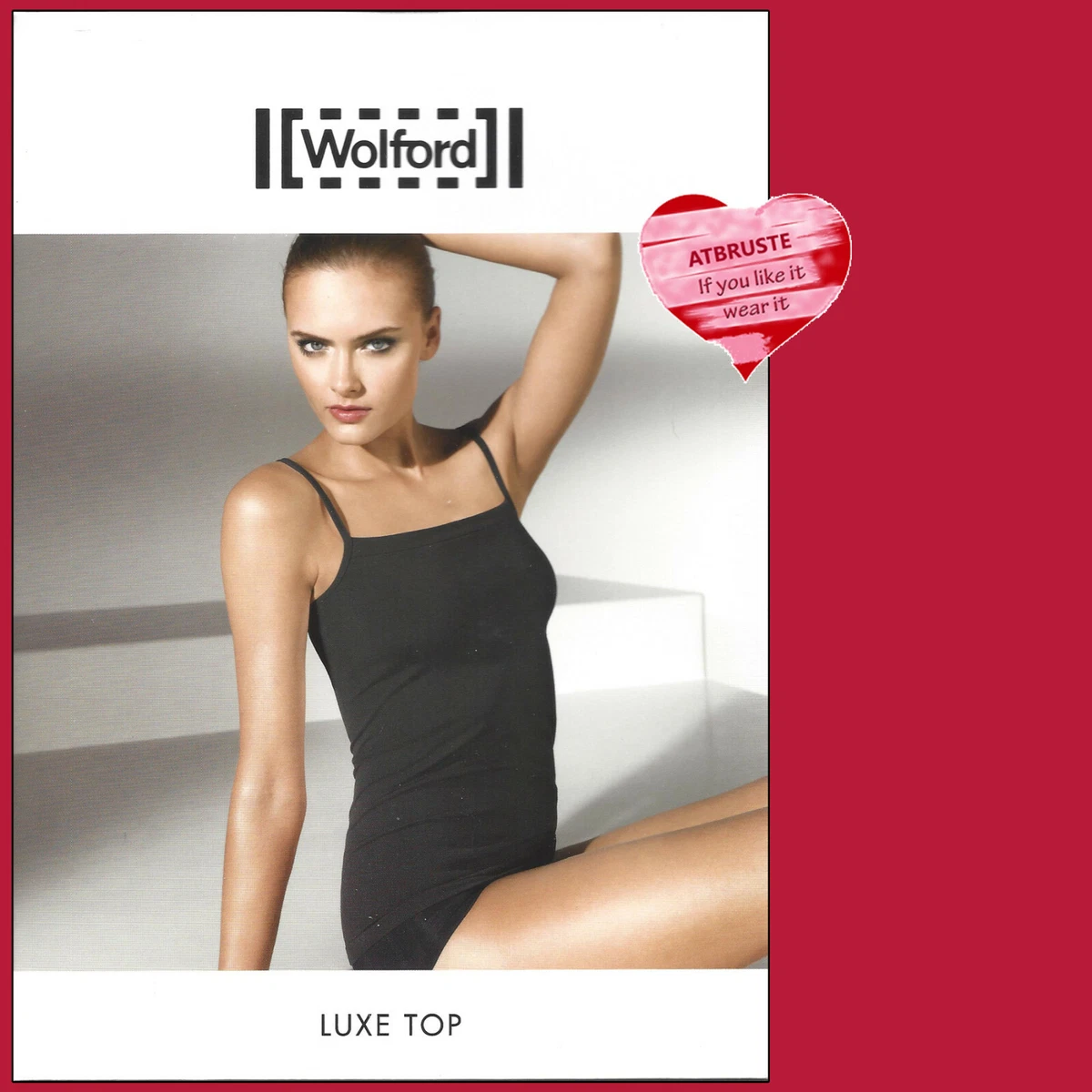 Wolford Pure Top Canotta Donna - Girocollo, Maniche E Lati Cuciture Incollate, Bordo In Vita, Basic Versatile