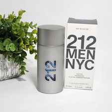 212 MEN NYC by Carolina Herrera 3.4 oz EDT Cologne for Men Brand New Tester box