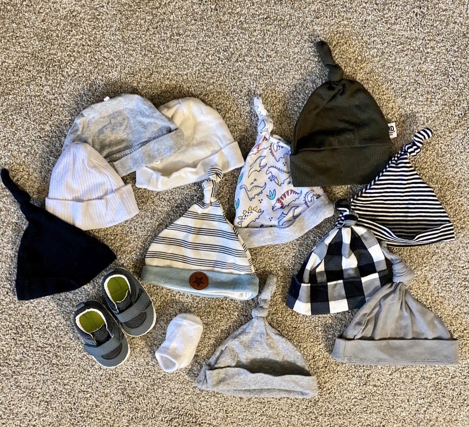 Large Lot (41) Gender Neutral Boy Clothes Gerber Carters Garanimals Cat ...