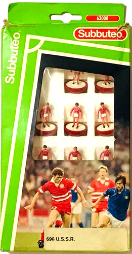 Subbuteo équipe Liverpool Légère Vintage 741 – Manque 1 Joueur (collection)