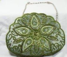 Bijoux Terner Beaded Satin Handbag