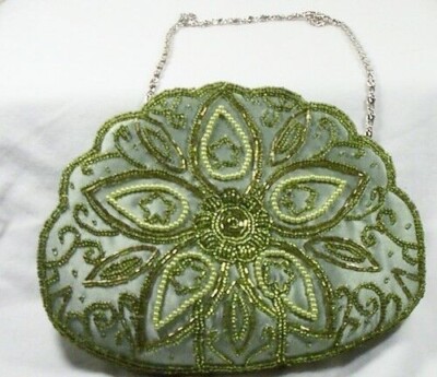 Bijoux Terner Beaded Satin Handbag