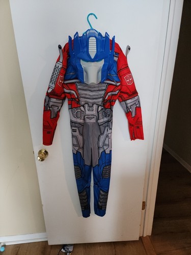 Transformers Optimus Prime EG Muscle Boys Medium 8-10 Halloween Costume - Picture 4 of 5