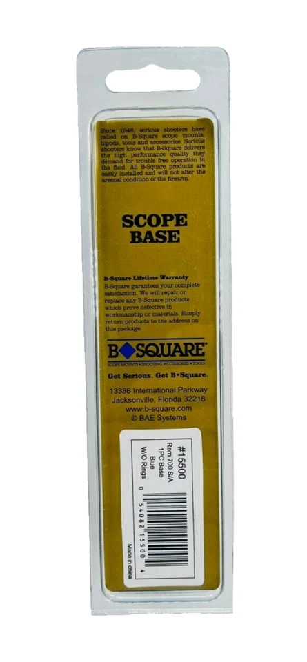 B-Square InterLock One Piece Bases Without Rings Scope Base 15500 - Image 2 of 3