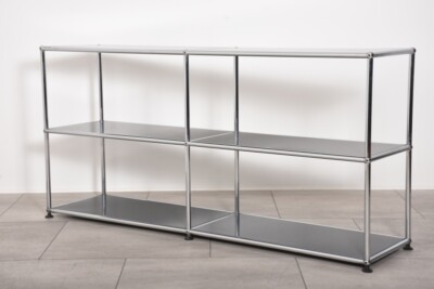 USM Haller Regal 2 OH anthrazit, gebraucht