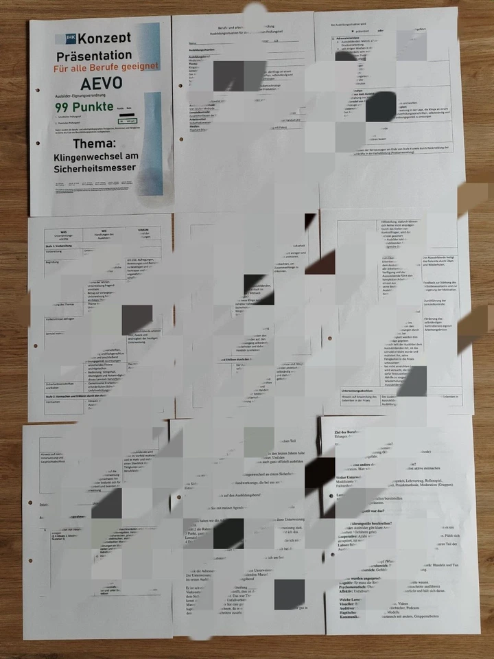 AEVO Prüfung 99 Punkte Note 1 Präsentation Konzept Handout ADA Schein Ausbilder - Bild 3 von 3