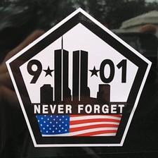 Remember Never Forget 9 11 Memorial Sticker3....