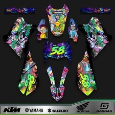 Graphics Decal Kit For Suzuki DRZ400SM (All Years)  100 % customized cammitc6759