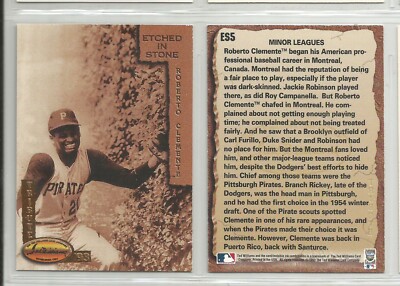 Roberto Clemente Pittsburgh Pirates Vintage 1993 TWCC Baseball card