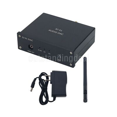 SJ01 Audio DAC   Receiver USB DAC Headphone Amplifier with Power Adapter #E5