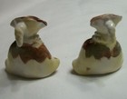 Vintage Patchwork Bag Salt & Pepper Shaker - 2 3/4" - Made in Japan — photo 2