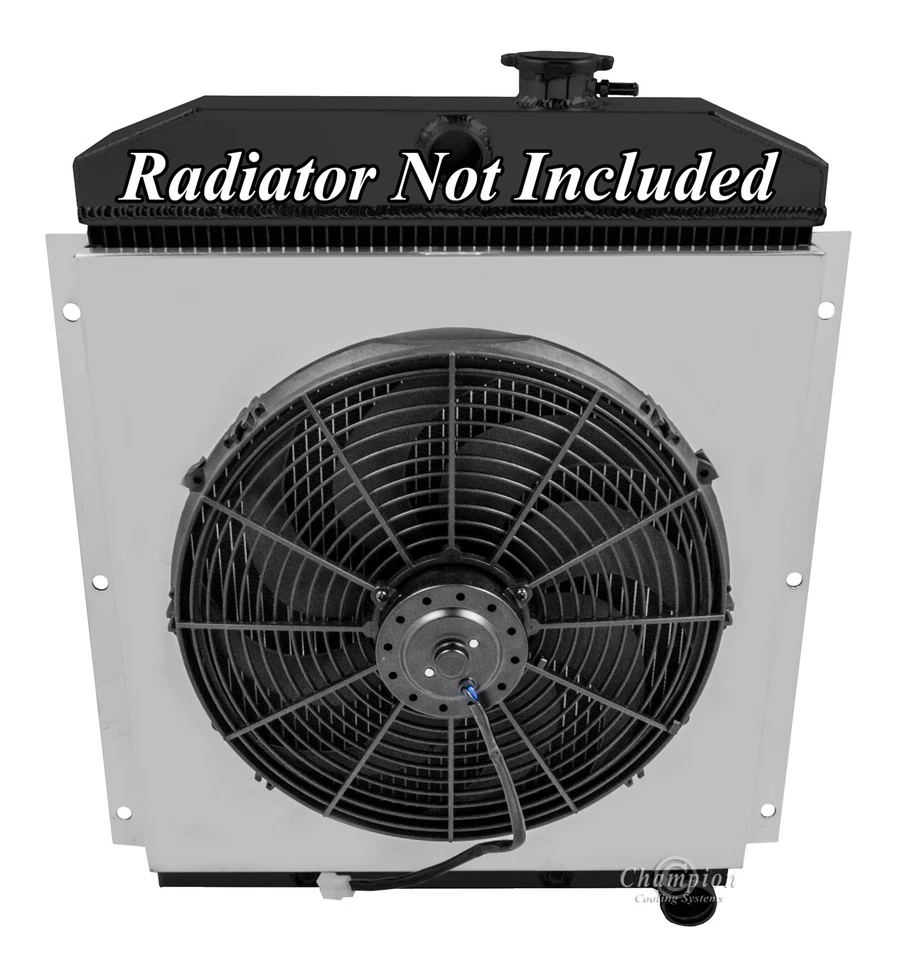 Champion Eagle Shroud W/ 16" Fan for 1947 - 1954 Chevrolet C/K Series #FS5100 Foto 3 de 4