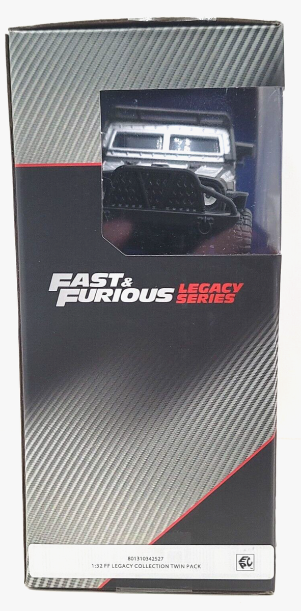 JADA - FAST & FURIOUS 2 PACKS - LOT OF 3 DIFFERENT - 6 CARS TOTAL