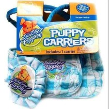 Zhu Zhu Puppies Carrier Blue Strip - New in manufacturer's packaging