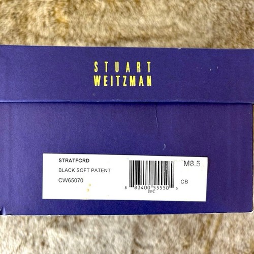 Stuart Weitzman Stratford Patent Leather Heels Size 8.5 Pre-Owned - Picture 6 of 6