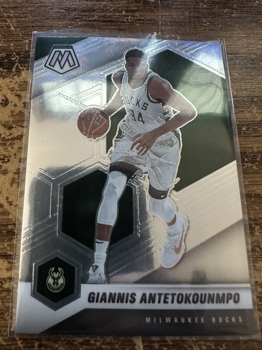 2020-21 Panini Mosaic Giannis Antetokounmpo #80 Milwaukee 2020-21 Panini Mosaic Giannis Antetokounmpo #80 Milwaukee