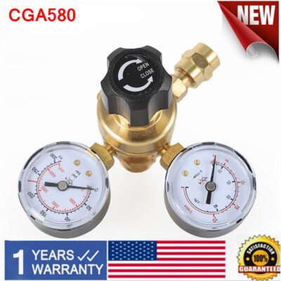 Argon/CO2 Mig Tig Flow meter Gas Regulator Gauge Welding Weld Flow Meter CGA-580