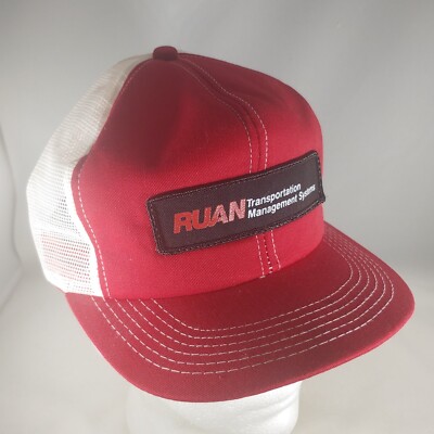 Ruan Transportation Management Systems Hat Patch Vintage Snapback Mesh Cap