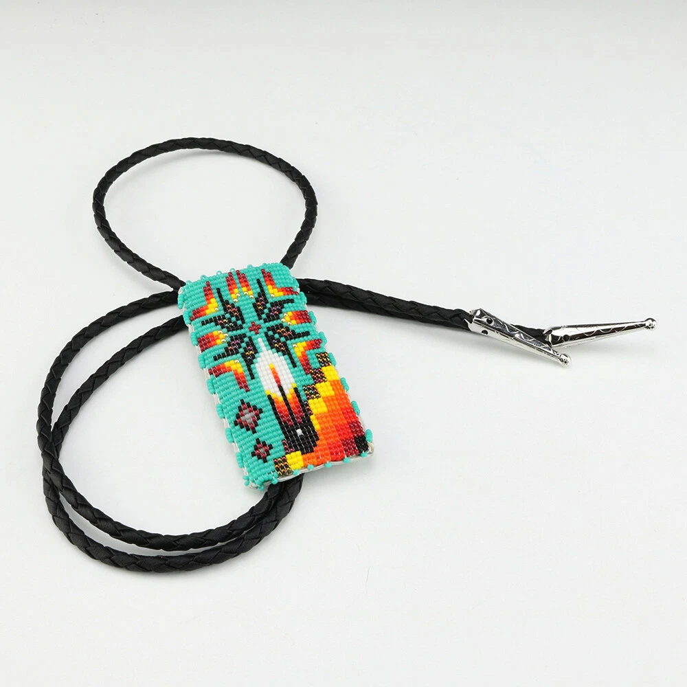 Native american beaded bolo best sale ties