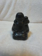 Vintage  3.75" - 4"  Boma Canada Native Indian Braided Lady  & Papoose Baby