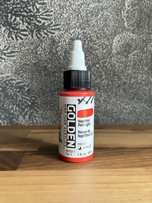Golden High Flow Acrylfarbe 30ml (1oz) Napthol Red Light S5