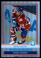 2009-10 O-PEE-CHEE RETRO RAINBOW MATHIEU SCHNEIDER 039/100 MONTREAL CANADIENS