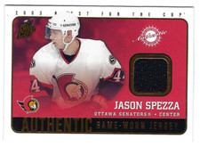 2002-03 Pacific Quest for the Cup Jason Spezza GU Jersey card #14