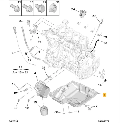 FOR JAGUAR X-TYPE 2.0, 2.2 FIAT DUCATO 2.2 DIESEL OIL SUMP PAN + GASKET - Изображение 4 из 4