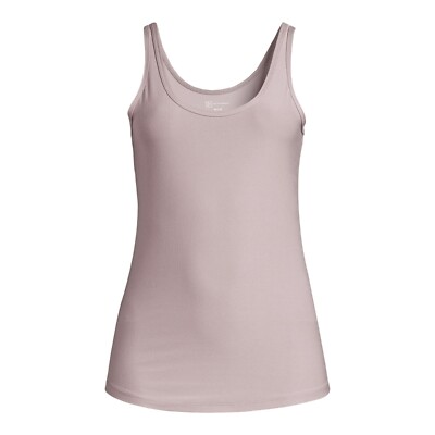 No Boundaries Juniors Scoop Neck Tank Top,Grey Crystal Size L(11-13)