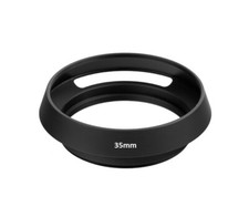 Lens Hood 35mm Sunshade Metal Universal Black 35 mm