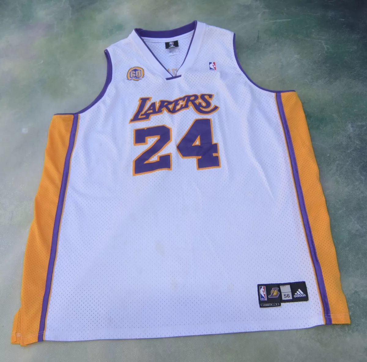 Vintage Adidas Kobe Bryant #24 Lakers Jersey, Size L